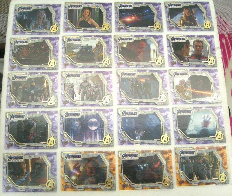Upper Deck アッパーデッキ Avengers Endgame マーベル アヴェンジャーズ エンドゲーム プラ製 トレーディングカード 20枚 ペッパーポッツ