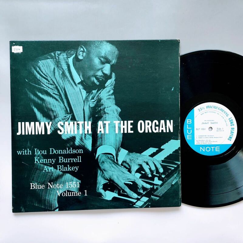 #3005【希少な名盤】ジミー・スミス Jimmy Smith AT THE ORGAN BLUE NOTE BLP 1551 MONO LPレコード 12インチ モノラル盤 ブルーノート