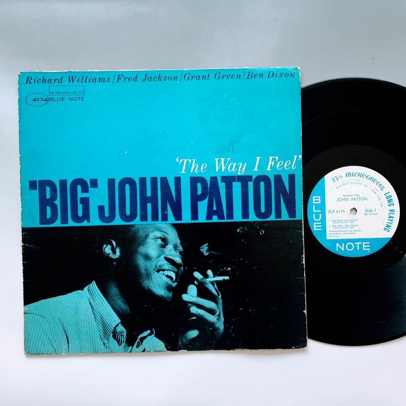 #3001【希少な名盤】ジョン・パットン BIG JOHN PATTON THE WAY I FEEL BLUE NOTE BLP 4174 MONO LPレコード 12インチ モノラル盤 希少盤