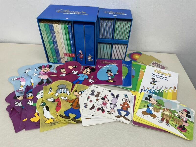Disney's WORLD OF ENGLISH Basic ABCs +ディズニー英語システム ワールドオブイングリッシュ DVD CD テキスト アクティビティ 教材 現状品