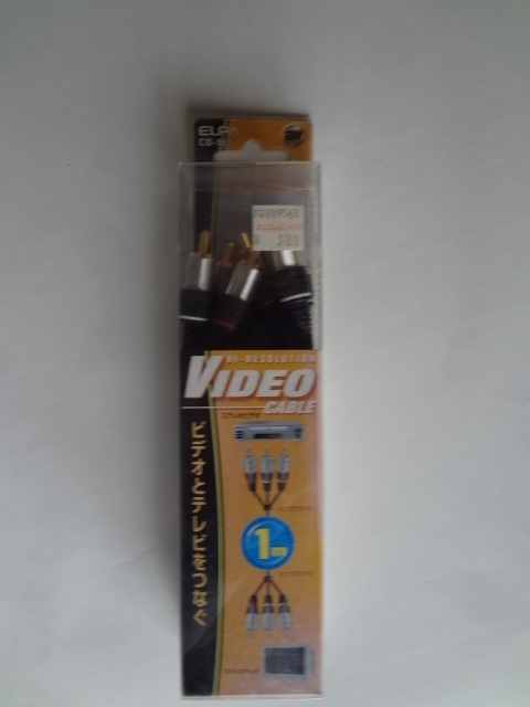 VIDEO CABLE 1m (CO-151 ELPA製)