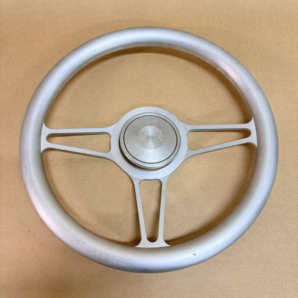 新品 BUDNIK バドニック ステアリングホイール アルミ製 削り出し 1990年モデル ビンテージ SHSH0027-16d
