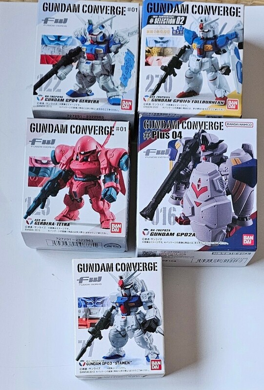  ガンダム試作2号機 サイサリス フルバーニアン ステイメン ガーベラ ガーベラテトラ GP02A GUNDAM CONVERGE ガンダム コンバージ プラス