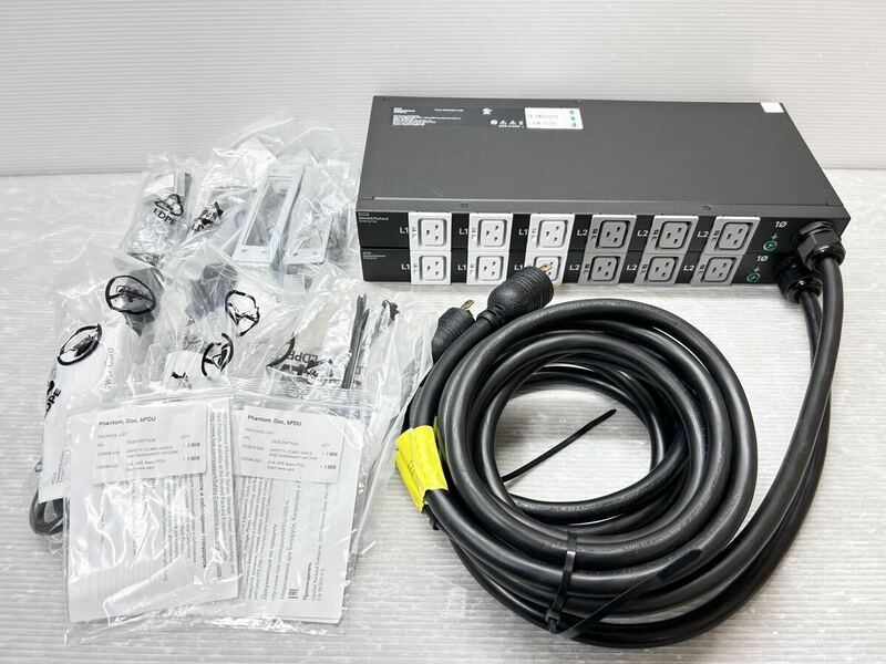 hp/Hewlett Packard POWER Distribution Units (P9Q39A/HSTNR-P057-1) 6穴×2個セット PDU 配電ユニット OAタップ 中古美品 ジャンク品