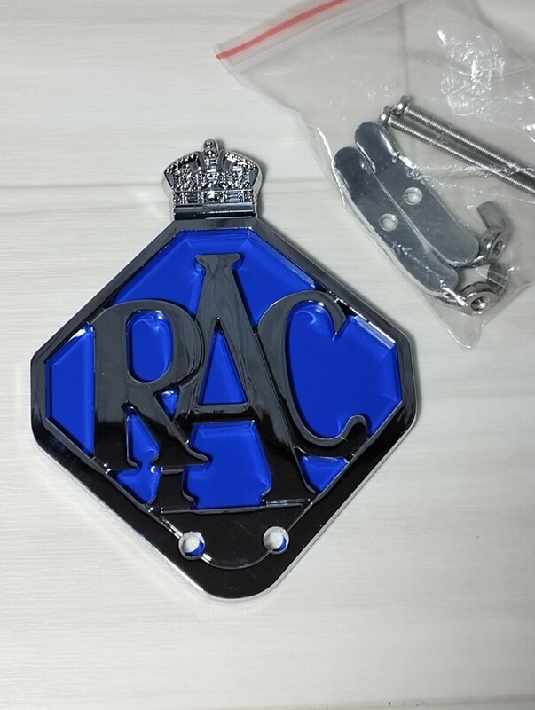 イギリス土産！RACカーバッジ（Royal Automobile Club）ローバーミニ　グリルバッジ　AA　MINI　BMC　JAF　