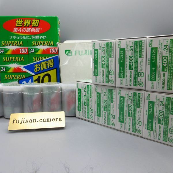 美品 FujiFilm フジカラー工業用 ISO400 24 フィルム 30Rools 2006 年 4 月 404006