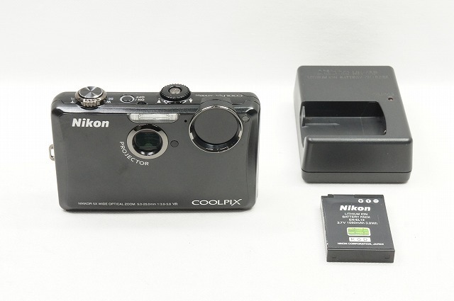 【適格請求書発行】良品 Nikon ニコン COOLPIX S1100pj コンパクトデジタルカメラ ブラック【アルプスカメラ】240419d