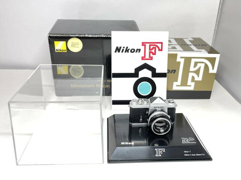 希少品 ニコン Nikon F 100周年記念 ミニチュア 1/2 模型 観賞用