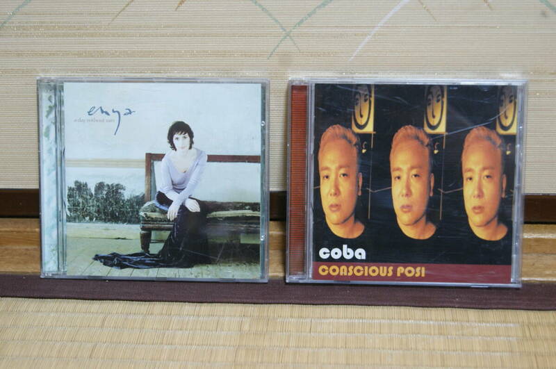 ■中古CD 2枚 enya『a day without rain』2000年11月 エンヤ アデイウィズアウトレイン/coba『conscious posi』11thアルバム1998年4月発売