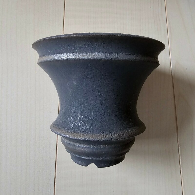 送料込 カタチ製作所 katachiseisakujyo Mederu pot ドリッパー S アンティークブラック Black 植木鉢 陶器鉢