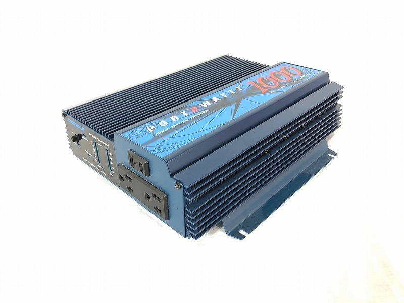 【米軍放出品】パワーインバーター 10-15VDC 1000W 電源装置 STATPOWER 災害 緊急時 非常用電源 (80) ☆CD12AC