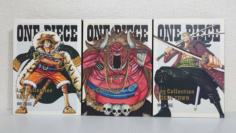 【中古DVD】：ONE PIECE ワンピース Log Collection 3種セット OHZ/LOGUETOWN/EASTBLUE（20240413）