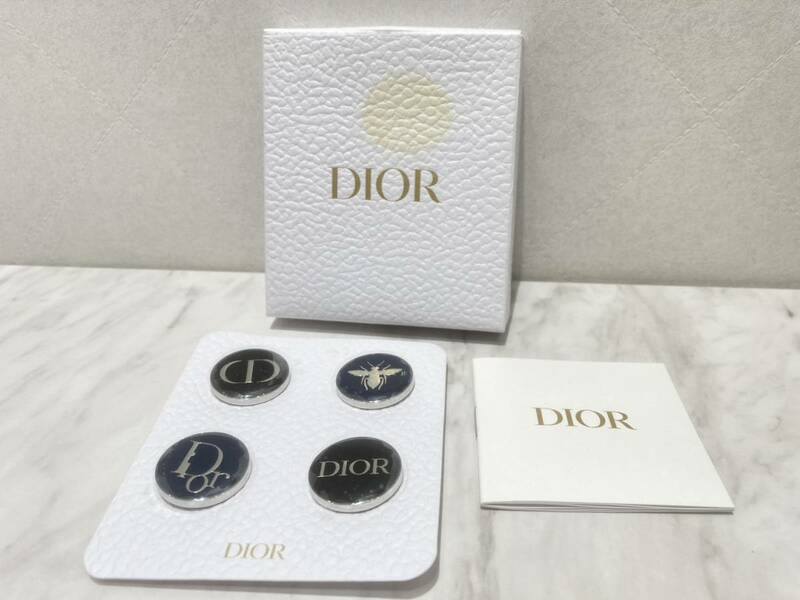 A773 クリスチャンディオール　Christian Dior　ピンバッジ　4点セット