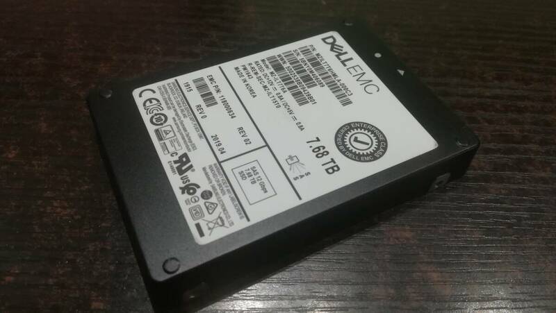 【動作品♪】Dell MZ-ILT7T6A [7.68TB/7680GB SSD/SAS] 約8TB/2.5インチ/SSD