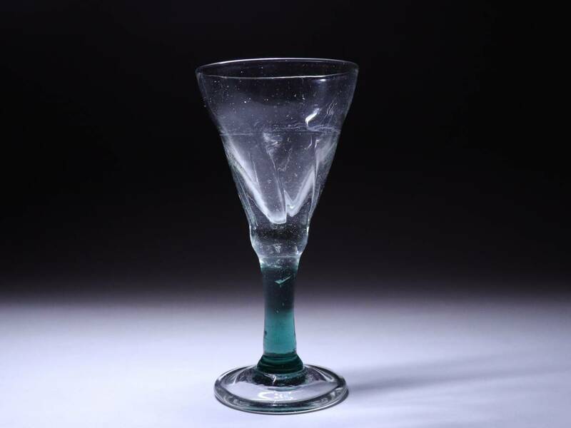 【蔵】倉敷ガラス ワイングラス 吹きガラス Y060