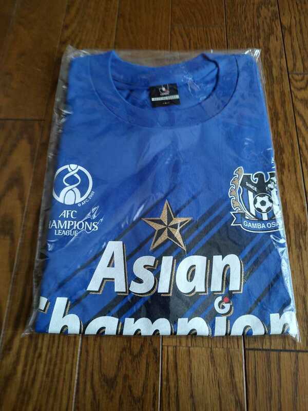 （新品未開封）貴重　ガンバ大阪　2008年　ACL優勝記念Tシャツ　サイズフリー