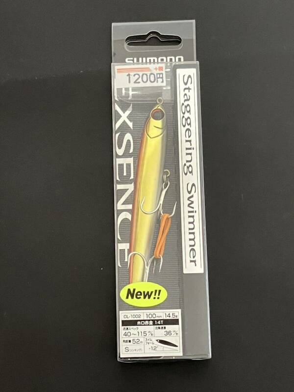 ☆新品未開封☆　シマノ　EXSENCE Staggering Swimmer 100S　ホロ赤金 14T　エクスセンス スタッガリングスイマー 100S　SHIMANO