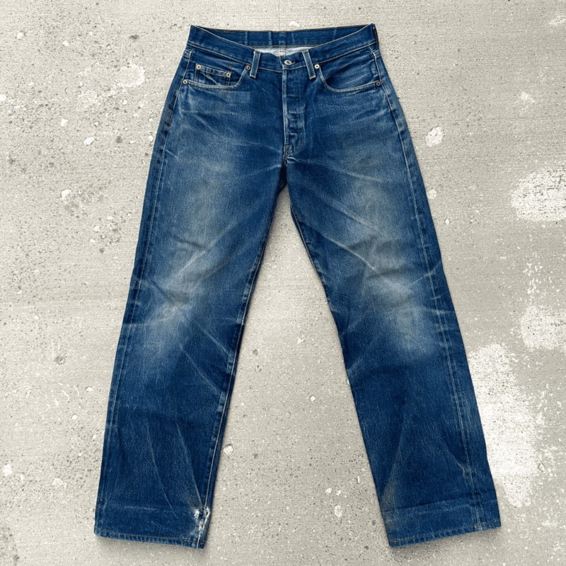 110th記念 バレンシア工場製 BIG E 1960年代 LEVI'S 501 W33~W32 良色落ち 米国製 110周年 限定 アメリカUSA製 555 BigE ビッグE 005010001