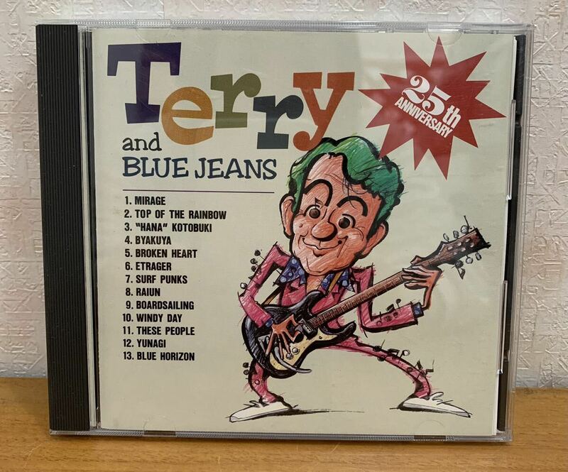 CD:Terry and BLUE JEANS 25th ANNIVERSARY 寺内タケシ＆ブルージーンズ Top of the Rainbow/Broken Heart/Windy Day 他全13曲