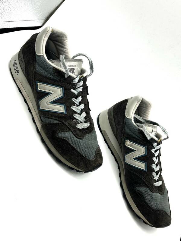 New Balance　ニューバランス M1300CLS STEEL BLUE JPN26.5cm 一部本革 MADE IN THE USA チャコールグレー