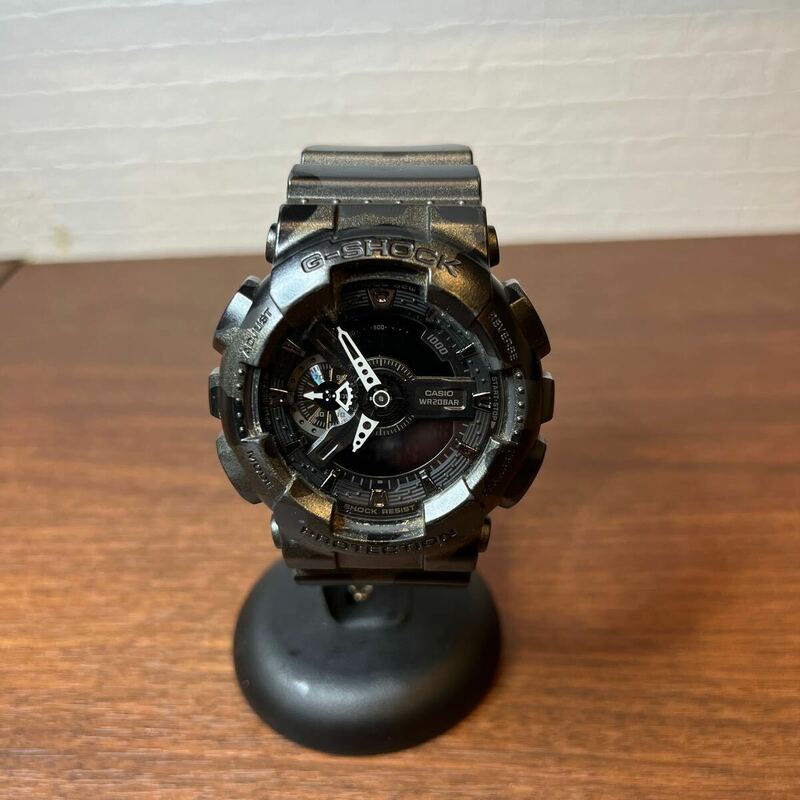 A469/【中古品】CASIO G-SHOCK カシオ 腕時計 GA-100CM ジーショック 黒 ブラック 時計 ファッション メンズ