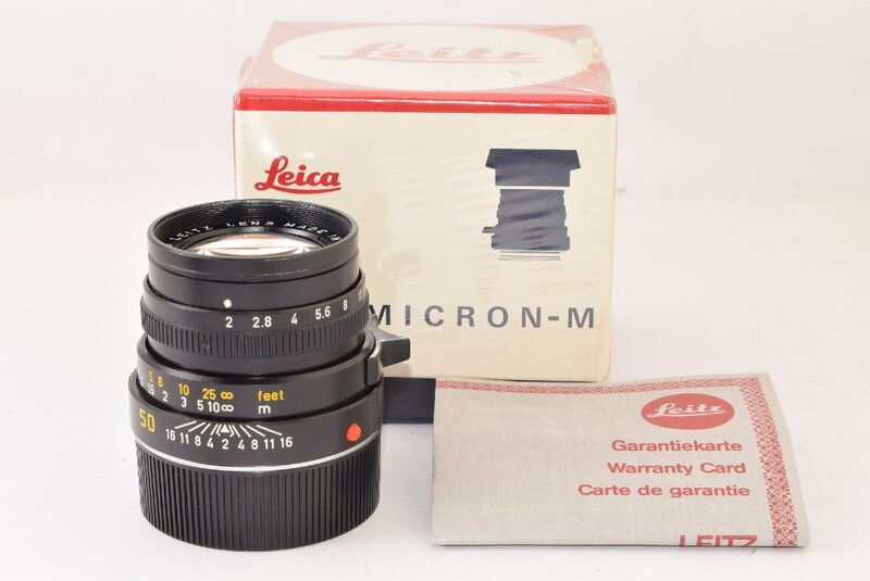 ★美品★ Leica ライカ SUMMICRON-M 50mm F2 CANADA 第3世代 元箱付き 2404106