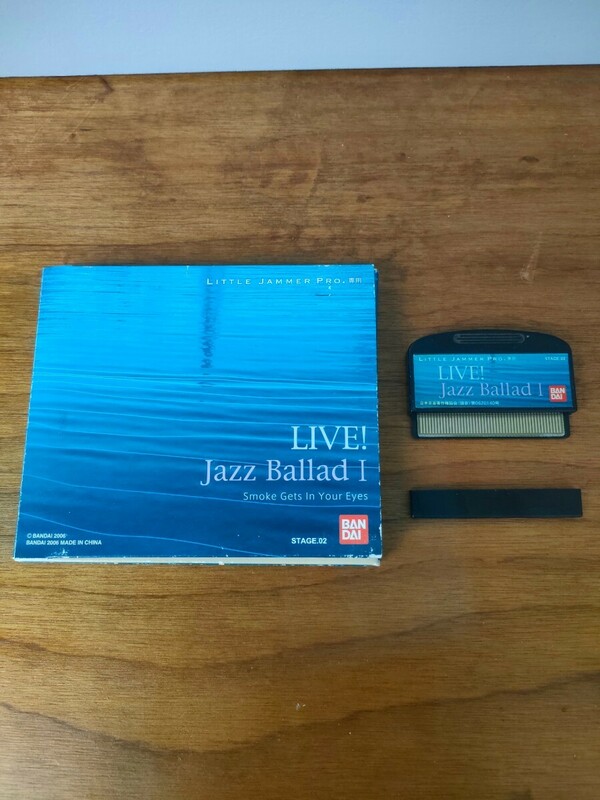 LITTLE JAMMER PRO. リトルジャマー プロ 専用カートリッジ ライブ ジャズ バラード 「LIVE!　JAZZ　BalladⅠ」動作品