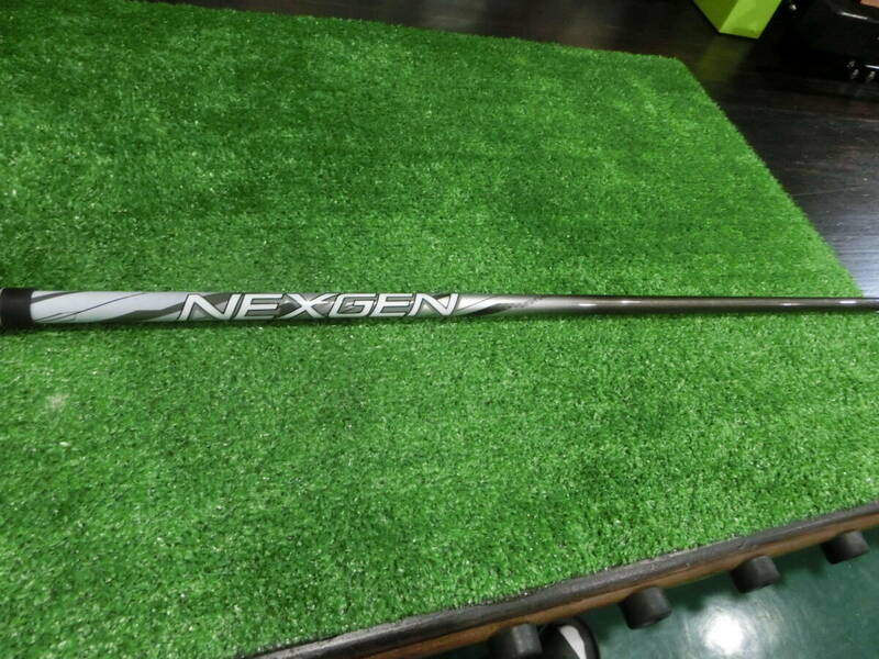 ☆話題のNEXGEN 210用 EI-F NS210-Dシャフト 113cm（45.75in前後仕上がり）レア！現行モデルネクスジェンDR用 グリップ付 1回抜