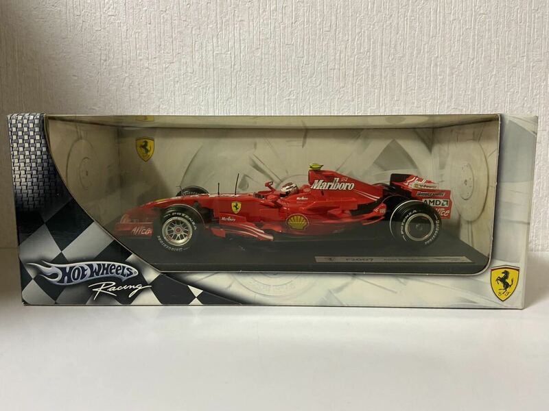 ホットウィール 1/18フェラーリ F2007 #1 キミ ライコネン マルボロ Hotwheels Ferrari Marlboro