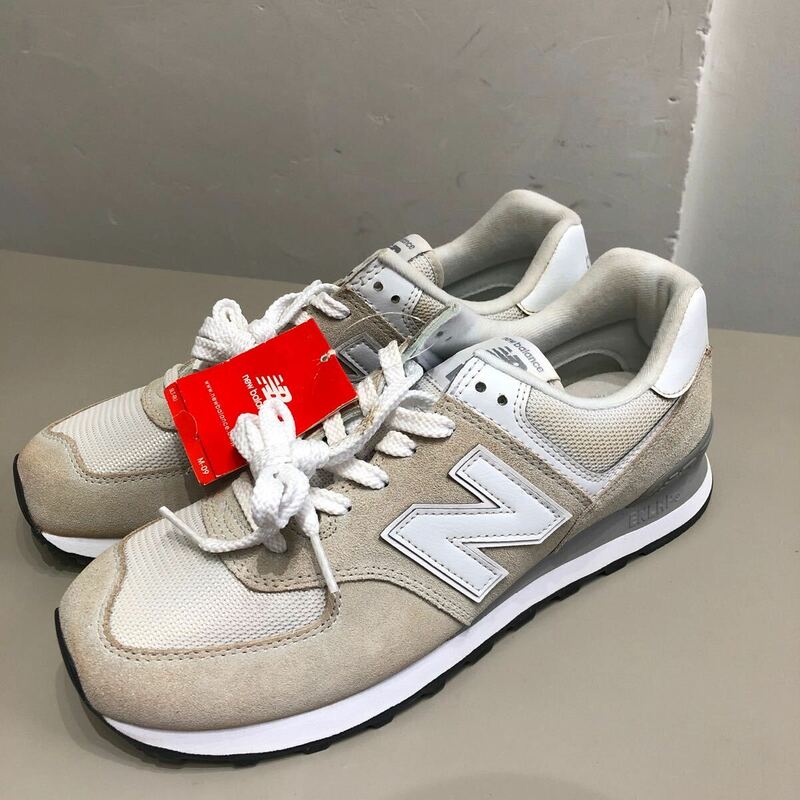 new balance ニューバランス classic574 スニーカー 27.5cm D ML574EGW グレー ホワイト メンズシューズ 靴