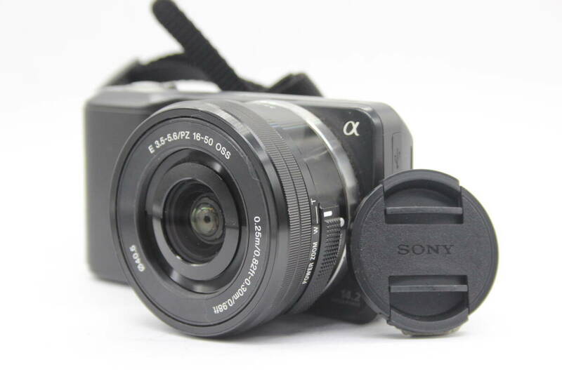 【返品保証】 ソニー Sony α NEX-3 ブラック 16-50mm F3.5-5.6 OSS ミラーレス一眼 s9523