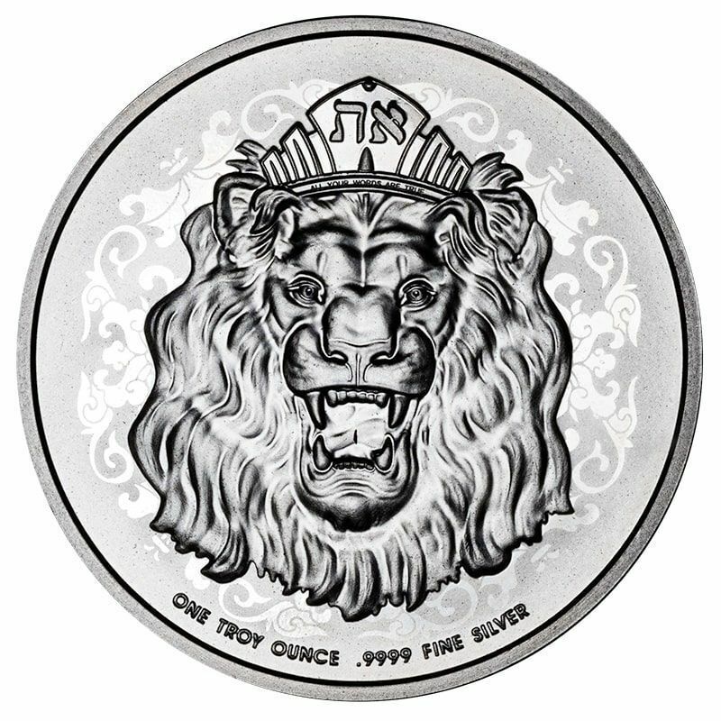 [保証書・カプセル付き] 2022年 (新品) ニウエ「とどろく・ユダのライオン」純銀 1オンス 銀貨