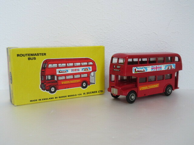 Budgie　ROUTEMASTER　BUS　バッジー　ルートマスター　バス　ダイキャストモデル　236　オールメタル　MADE IN ENGLAND　2階建て