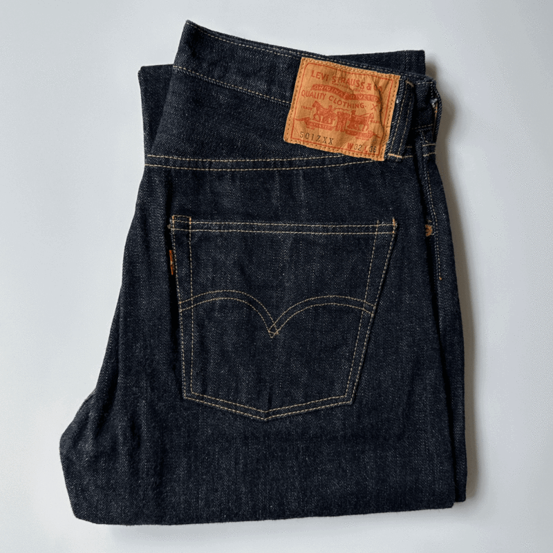 旧日本製 1954年モデル LEVI'S 501ZXX 54501-0004 W32(W31) 中古 濃紺 美品 50s 54 501Z XX デニムパンツ ジーンズ MADE IN JAPAN