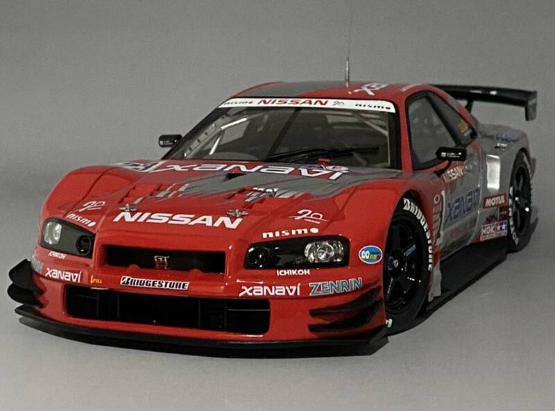 AUTOart 1/18 Xanavi NISMO R34 GT-R #23 2003 JGTC GT500 Champion (Round 8 Suzuka) ◆ Michael Krumm / Satoshi Motoyama 