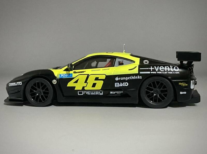 1/43 Ferrari 430 GT3 Scuderia 6h Vallelunga 2009 ◆ Valentino Rossi (Moto GP) ◆ フェラーリ バレンティーノ ロッシ