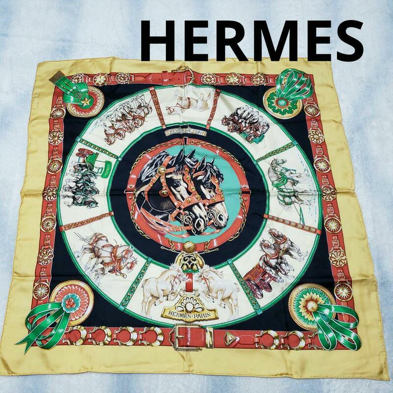 ★HERMES　エルメス★スカーフ 87cm　送料込み