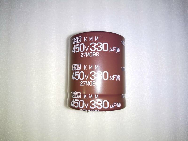 日本ケミコン　電解コンデンサー　450V　330μF　105℃　04