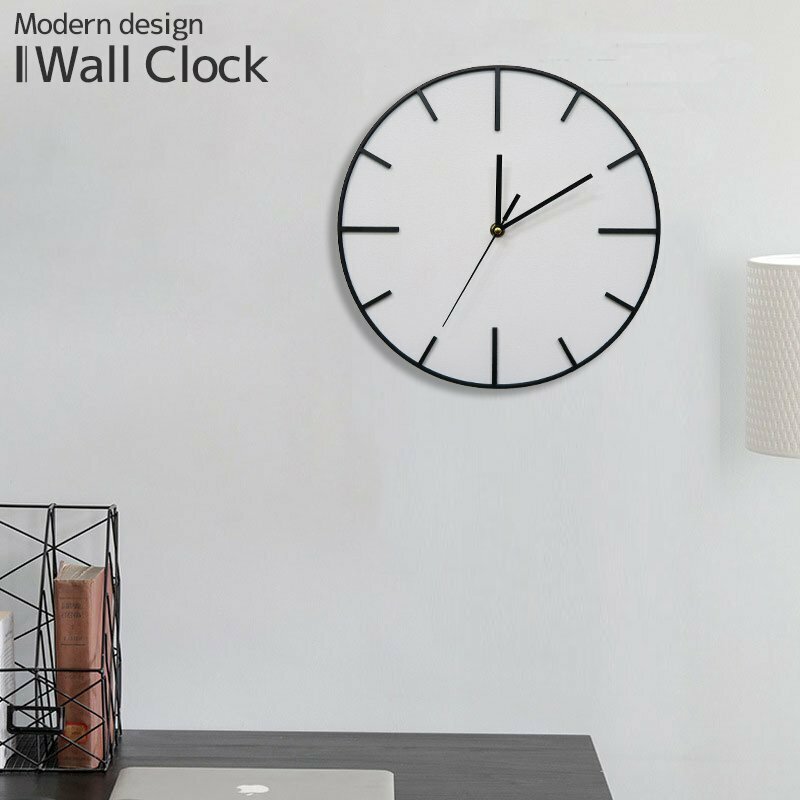 壁掛け時計 北欧 おしゃれ ウォールクロック 掛け時計 木製 セメント吹付け アナログ時計 インテリア カフェ 店舗 高級 29.5cm BT-150WH