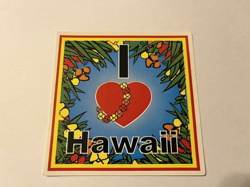 I Love Hawaii ステッカー