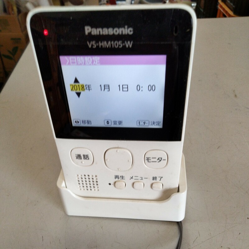 Panasonic　パナソニック　VS-HM105-W　モニターのみ　現状品　◯30