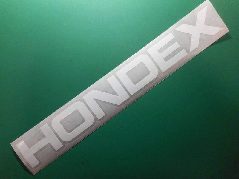 HONDEX ホンデックス　ステッカー 横280ｍｍ 白 色サイズ限定 1枚 ハイグレード耐候６年 
