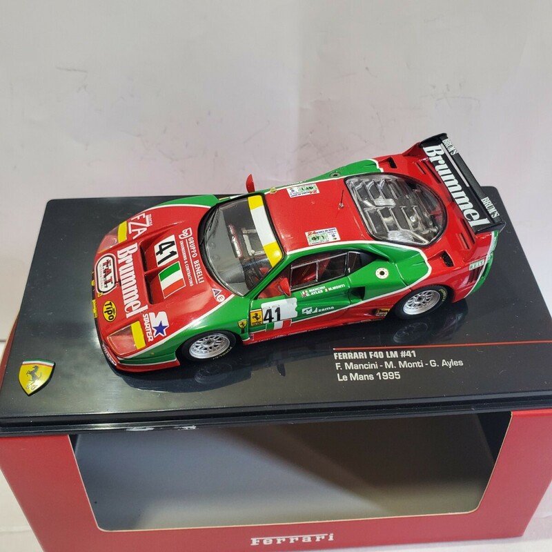 IXO イクソ 1/43 赤箱「Ferrari F40 LM #41 Le・Mans 1995」フェラーリ ル・マン 新品未使用 289