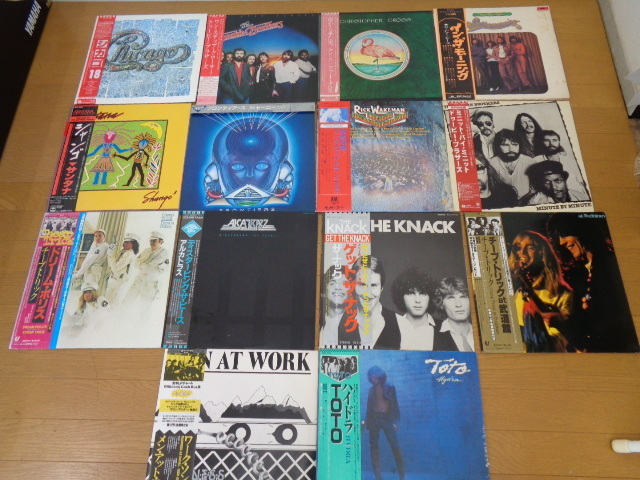 ★全て帯付　美盤　70～80年代　ロック　LPレコード　14枚セット★