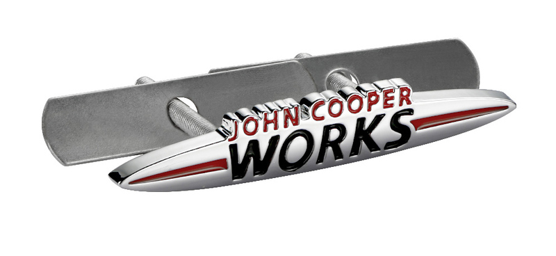 MINI JCW エンブレムグリルバッジ　 John Cooper Works