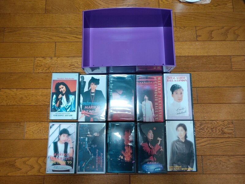 高橋真梨子 VHS ビデオ THE CONCERT COLLECTION 全10巻