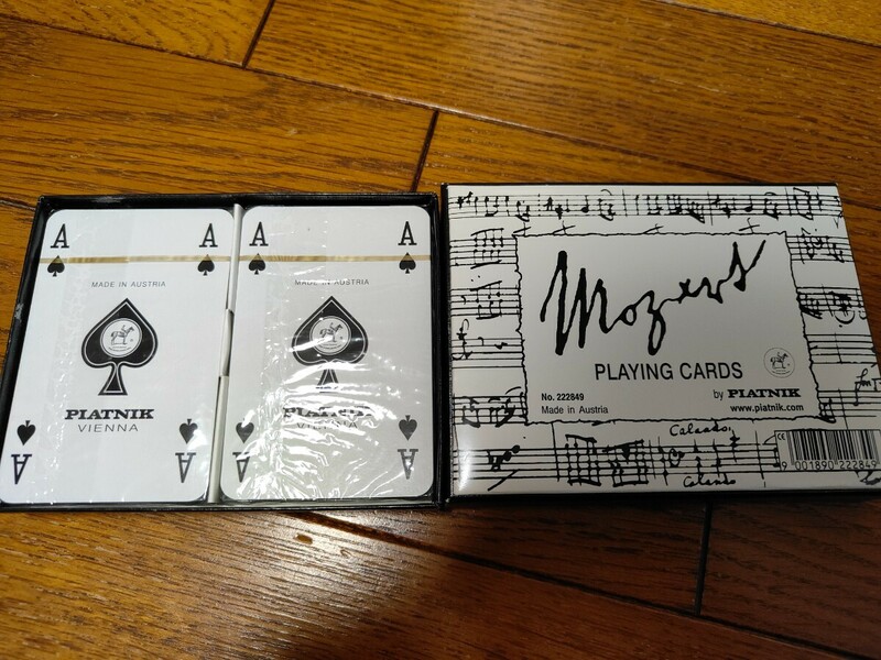 MOZART モーツァルト Playing Cards PIATNIX トランプ カード 未開封