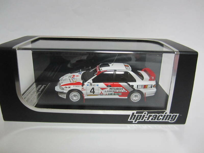 即決 hpi 8544 1/43 ミツビシ ランサー エボリューション WRC 1994年サファリ・ラリー №4 篠塚健次郎