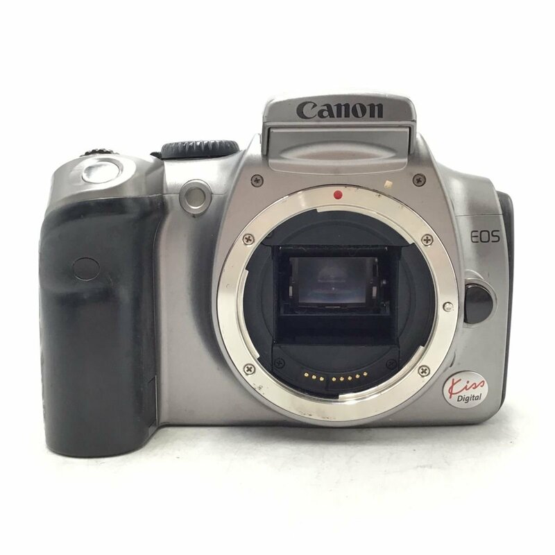 カメラ Canon EOS Kiss Digital シルバー 一眼レフ ボディ ジャンク品 [8181KC]