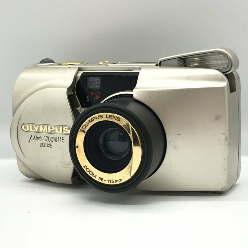 カメラ Olympus mju ZOOM 115 DELUXE コンパクト 本体 ジャンク品 [7660KC]